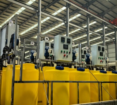 水處置主動加藥裝配——湖北客戶